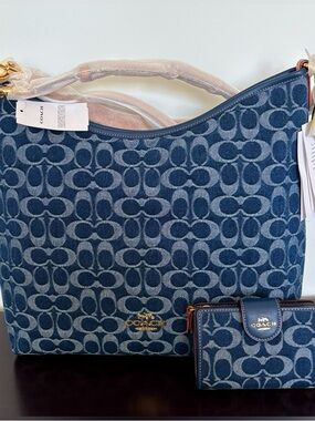 Coach Laurel Shoulder Bag Denim